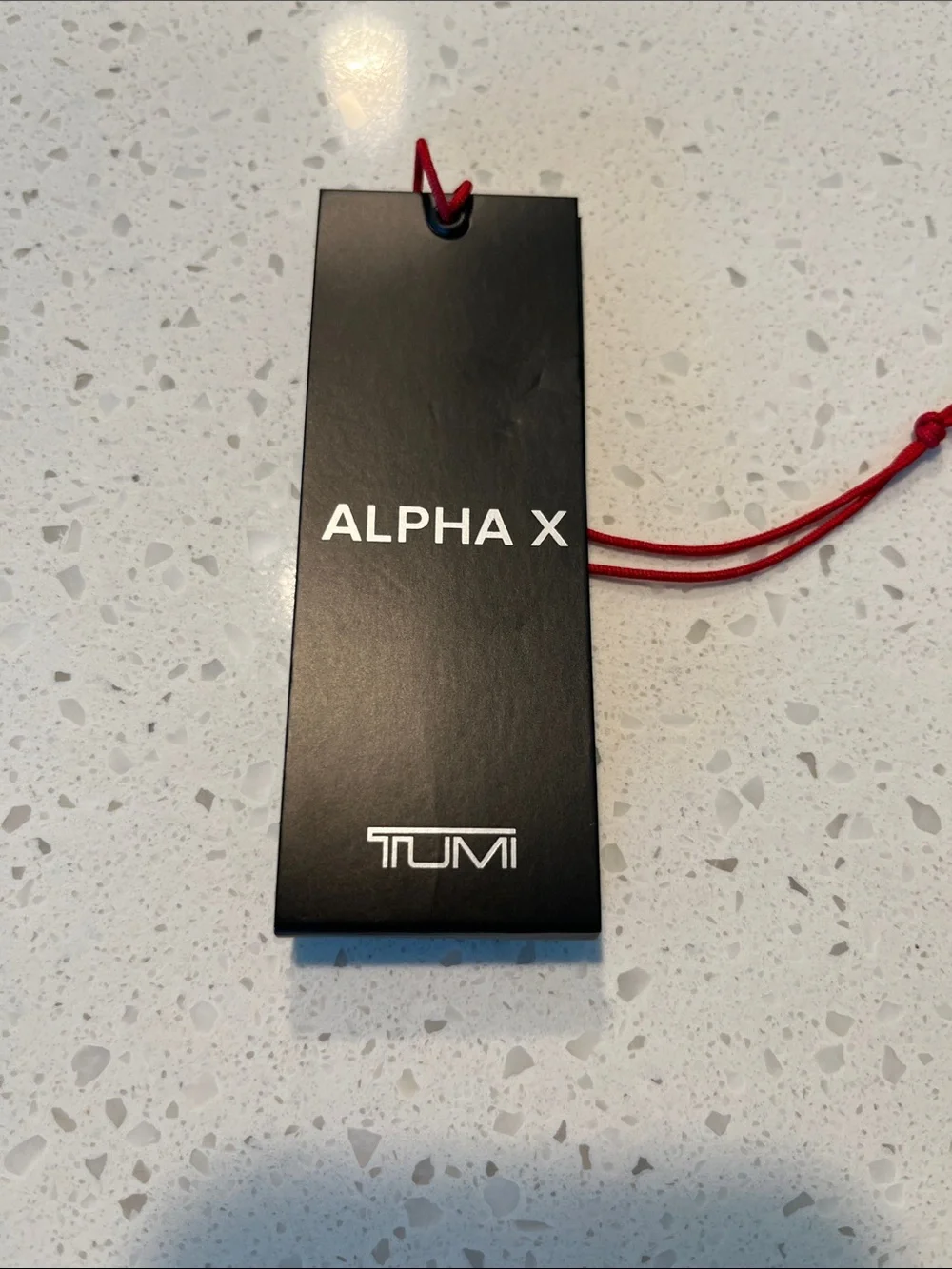 Tumi Alpha X Men's Sling Belt Bag in Gray and Black